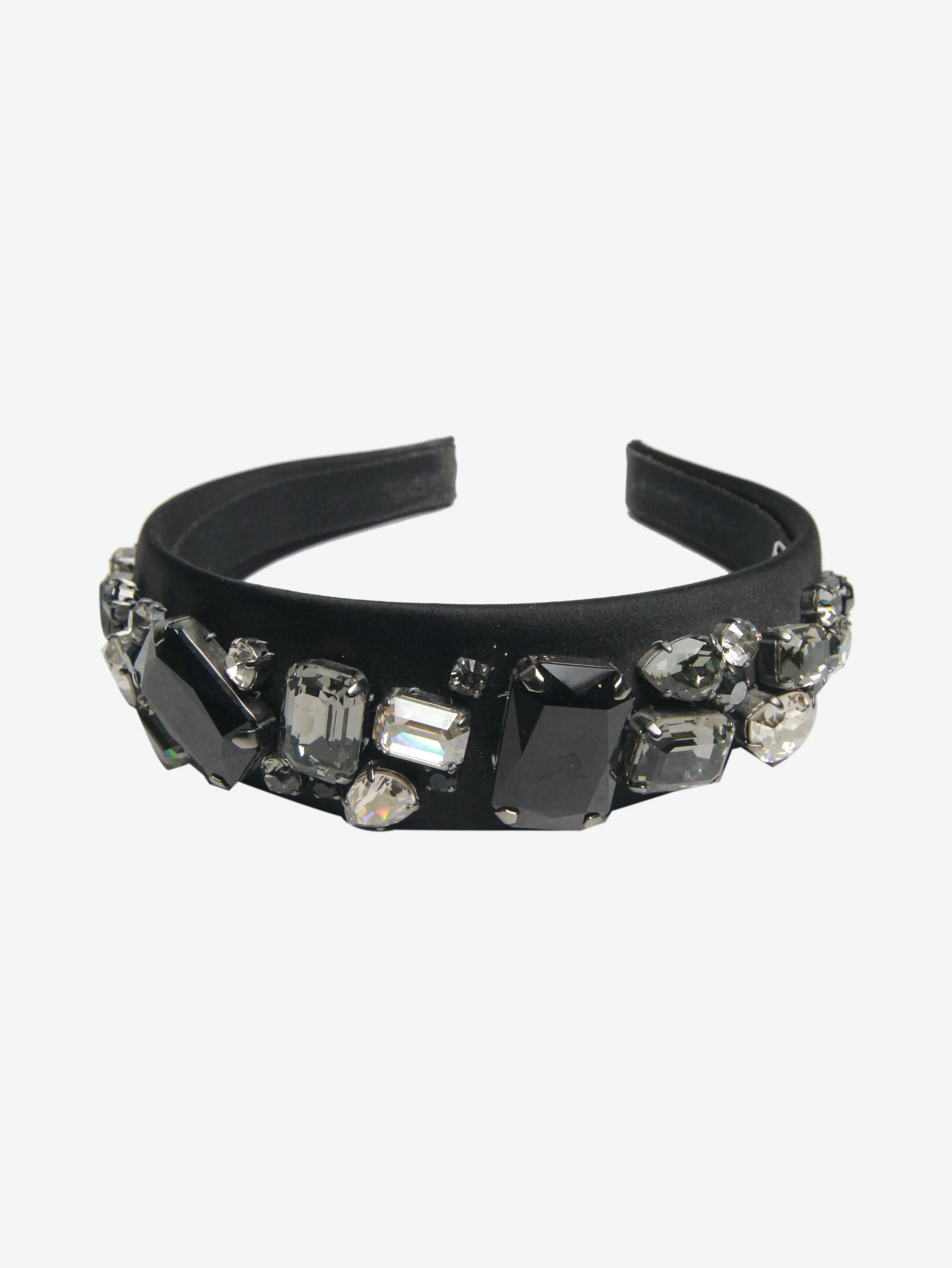 Black bejewelled headband