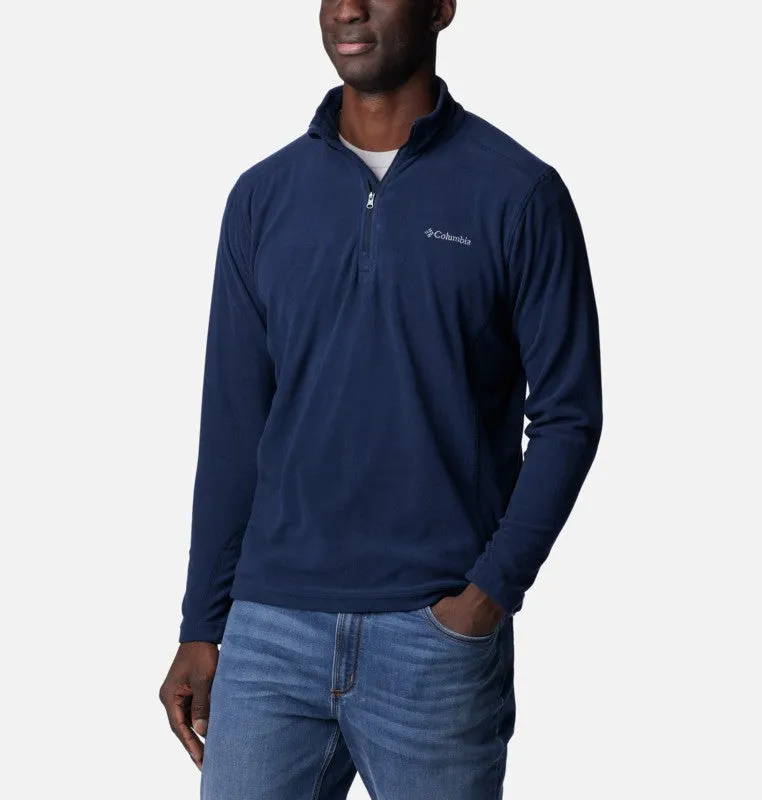 Columbia Mens Klamath Half Zip Fleece-NAVY