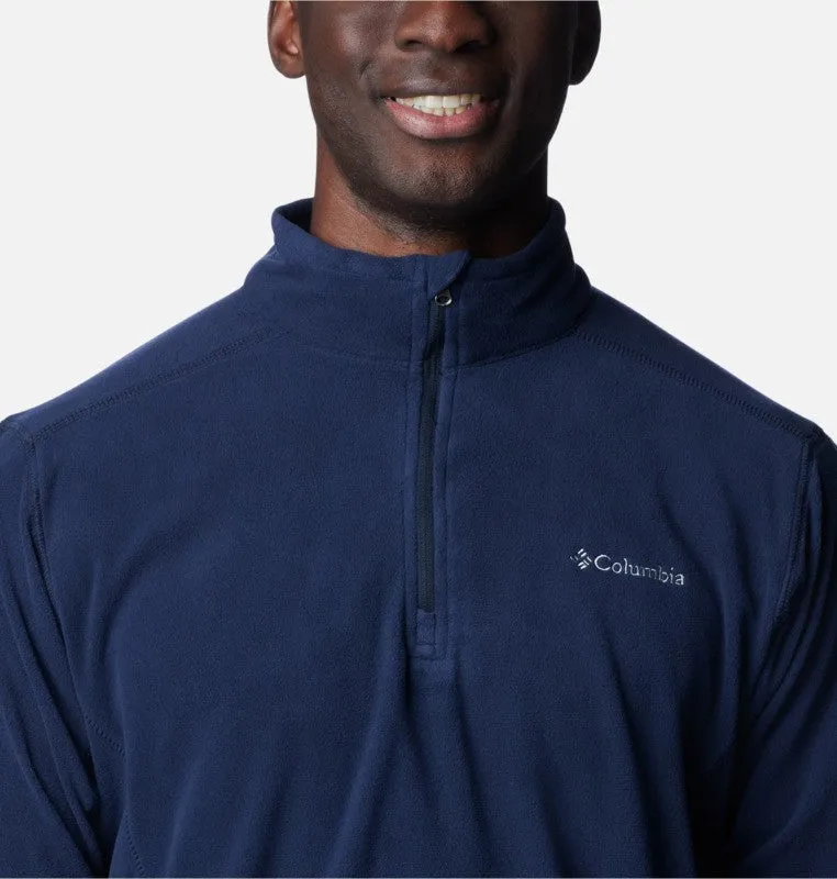 Columbia Mens Klamath Half Zip Fleece-NAVY