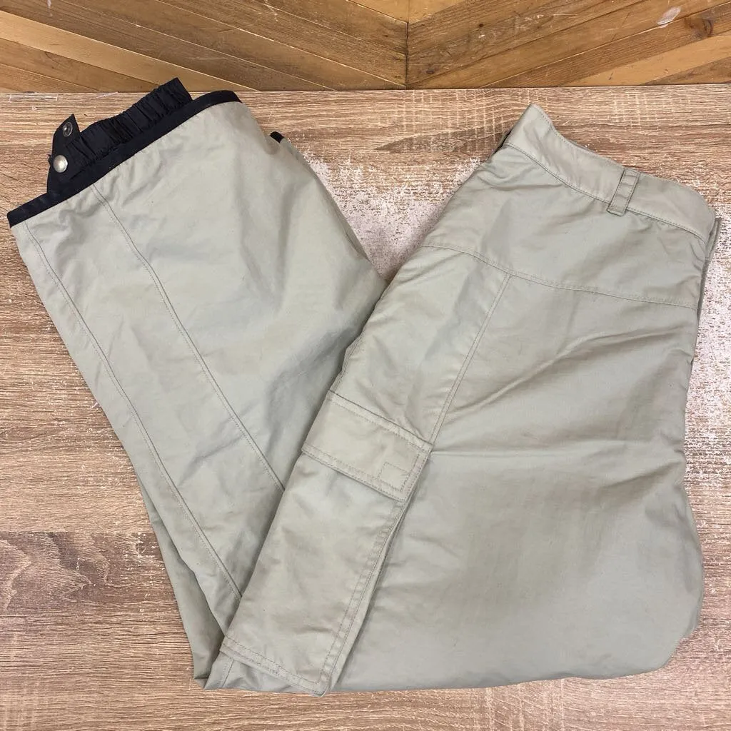 Columbia- shell ski pants- MSRP $ 119: Grey-women-LG