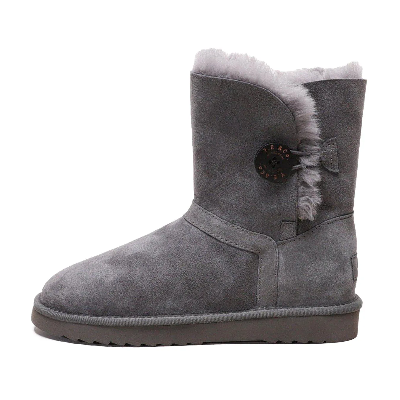 Hope - Classic Button Women's UGG Boot - Premium Australian Merino Sheepskin