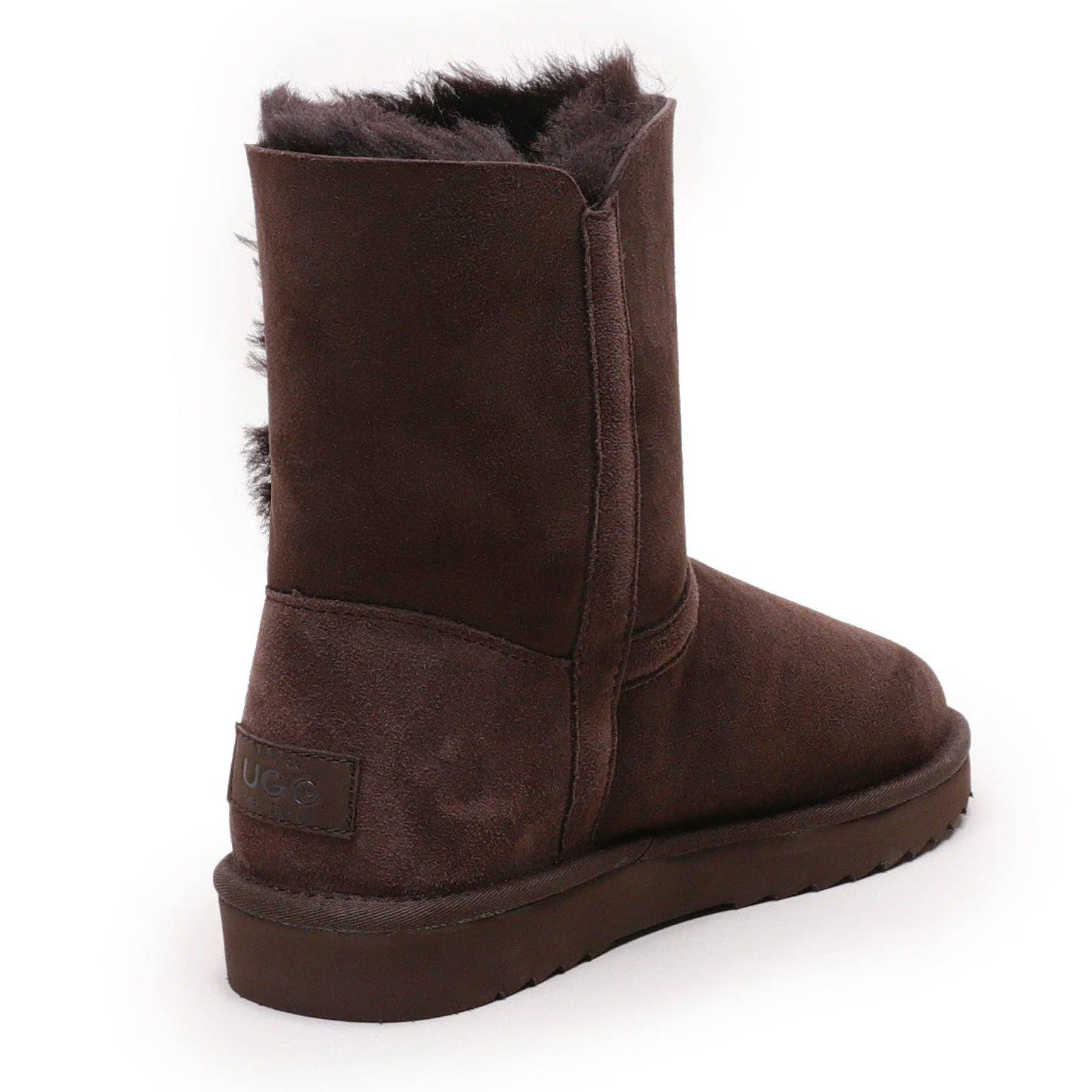 Hope - Classic Button Women's UGG Boot - Premium Australian Merino Sheepskin