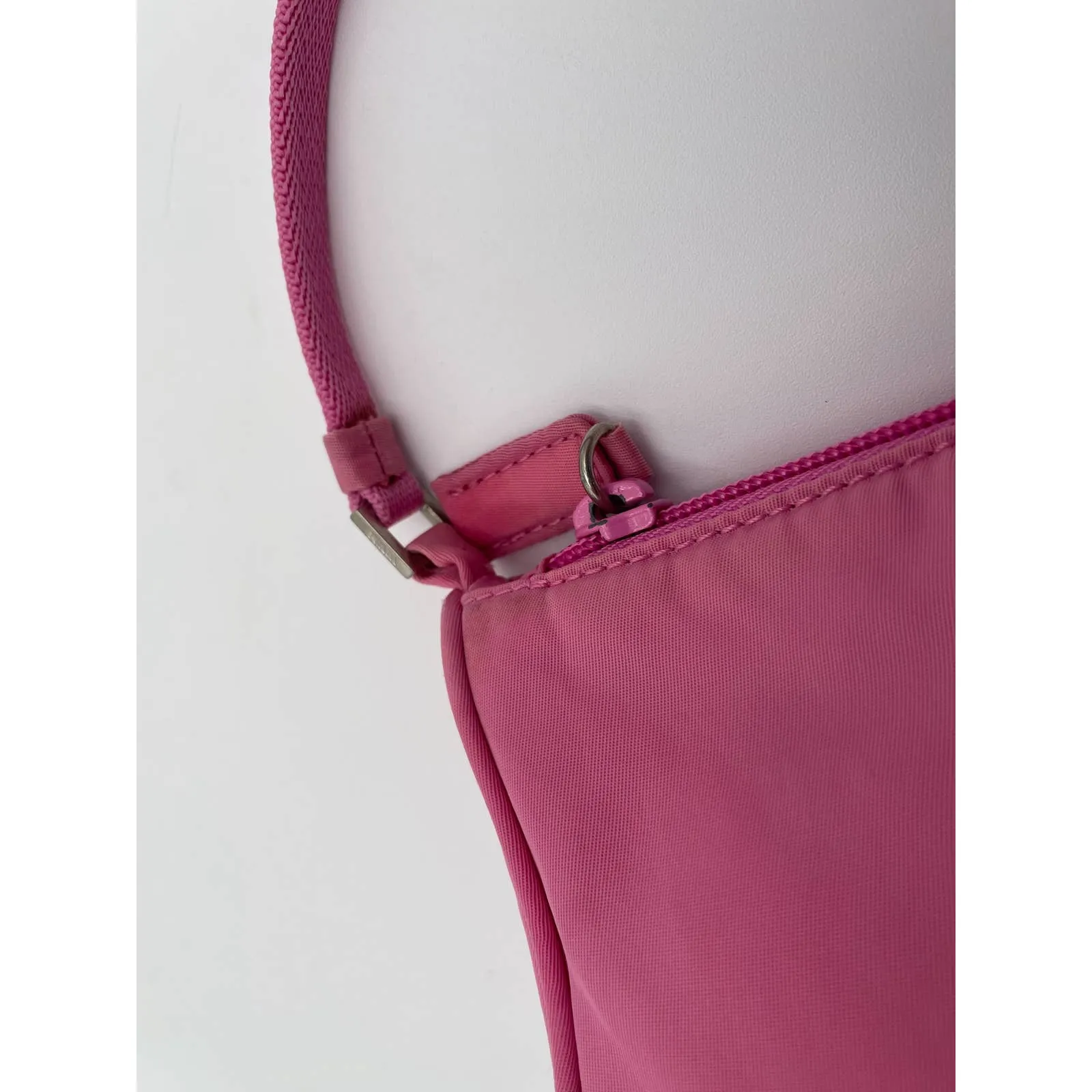 Prada Nylon Shoulder Bag Pink