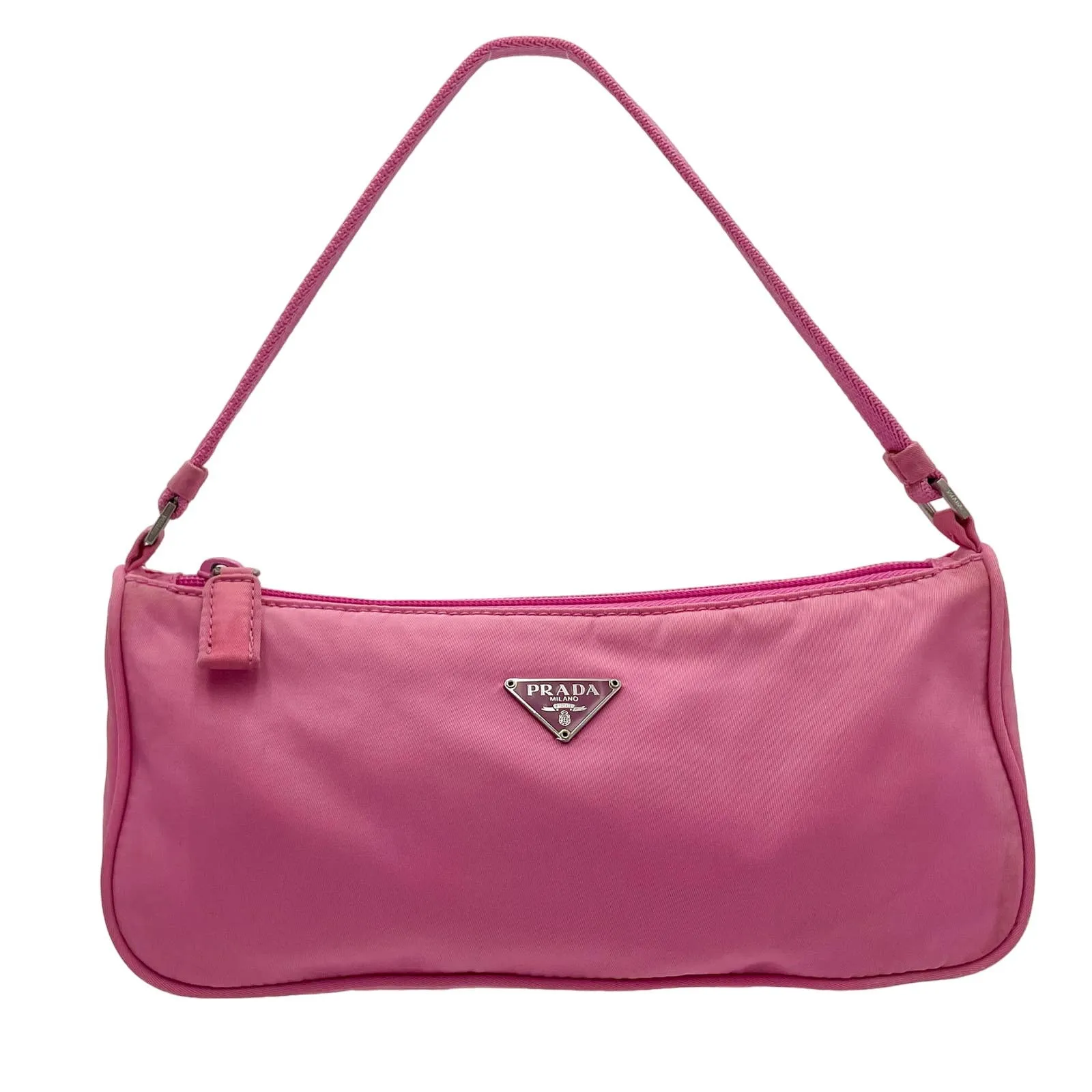 Prada Nylon Shoulder Bag Pink