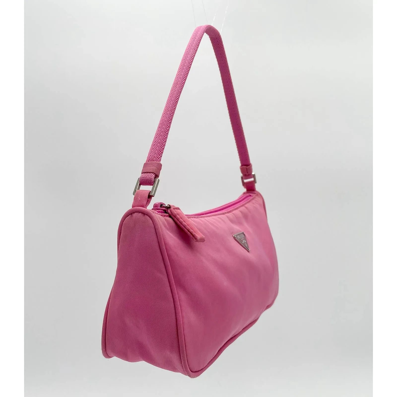 Prada Nylon Shoulder Bag Pink