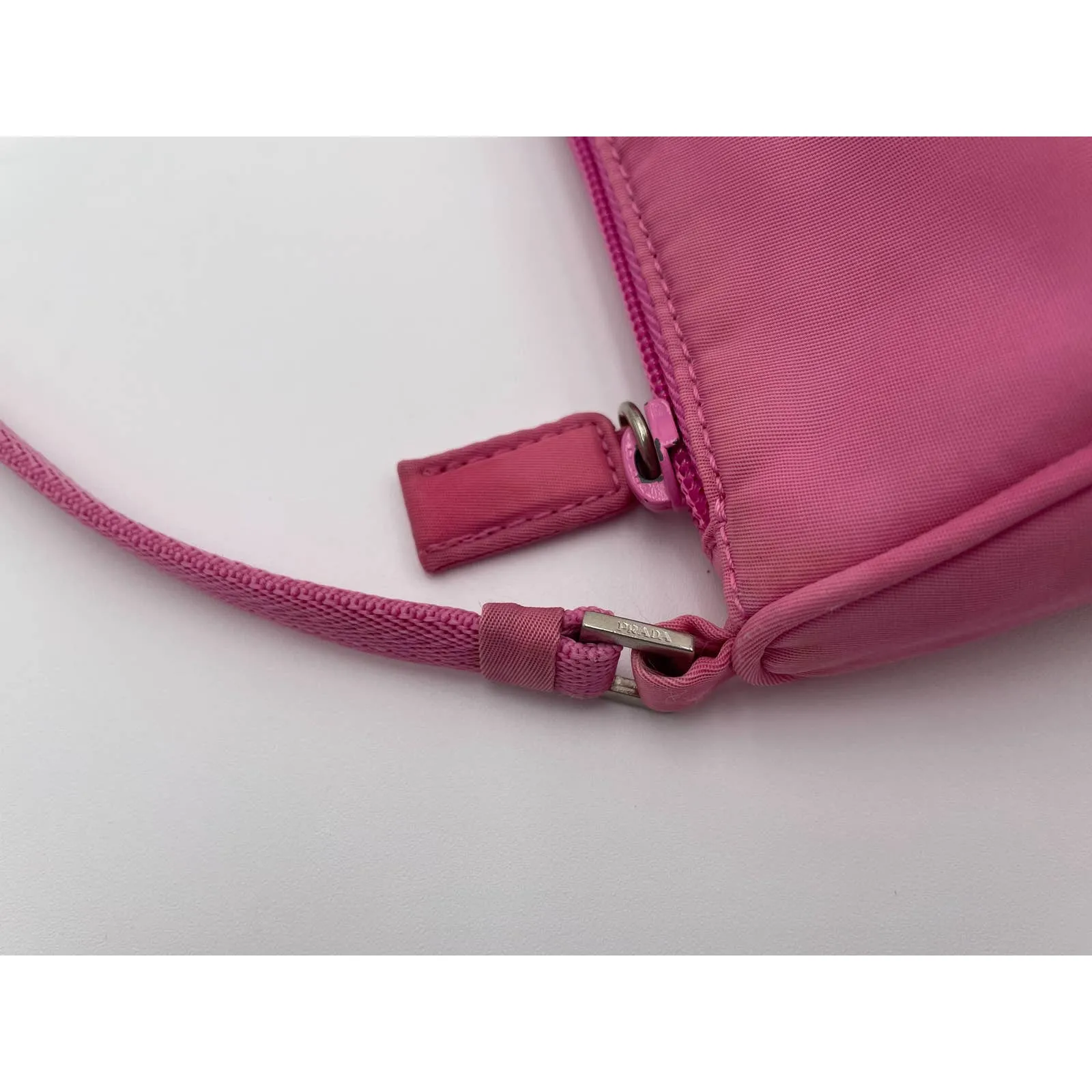 Prada Nylon Shoulder Bag Pink