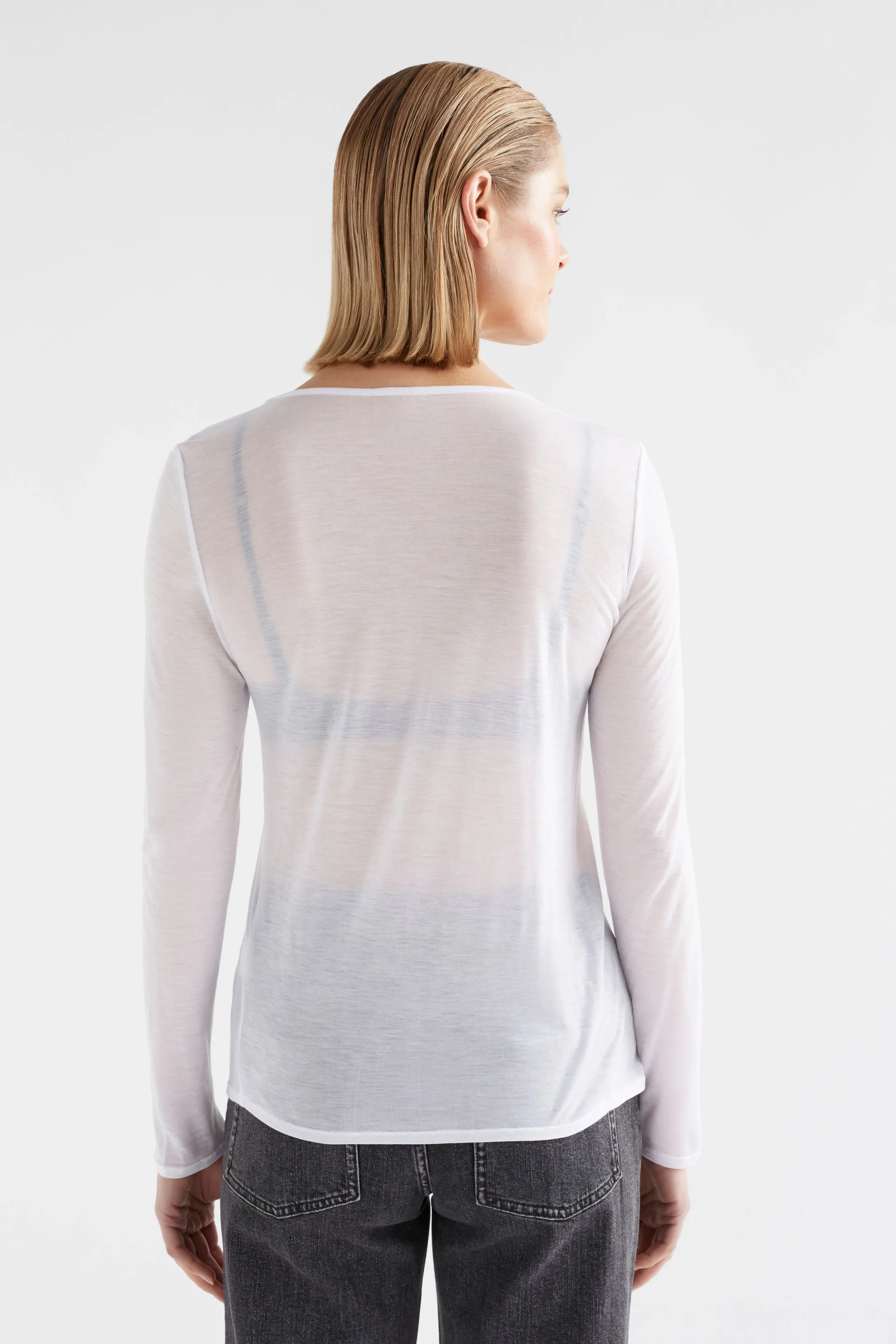 Sheer Long Sleeve Tshirt