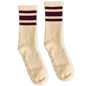 SOCCO Naturals | Maroon Striped