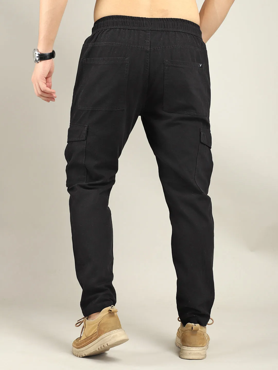 Stiller Cotton Twill Black Cargo