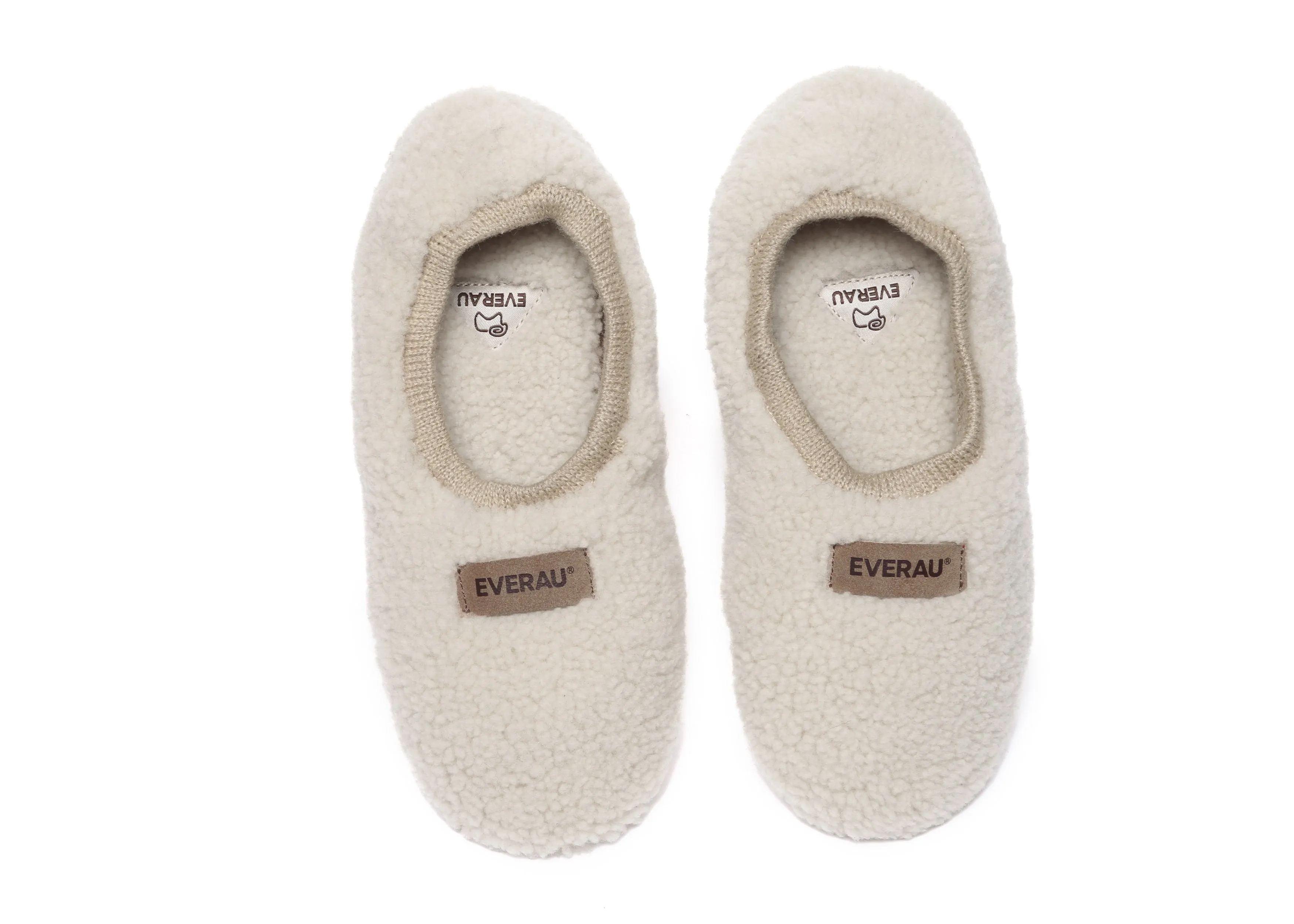 UGG Slippers Women Curly Sheepskin Wool Elastic Ballet Flats Lucina