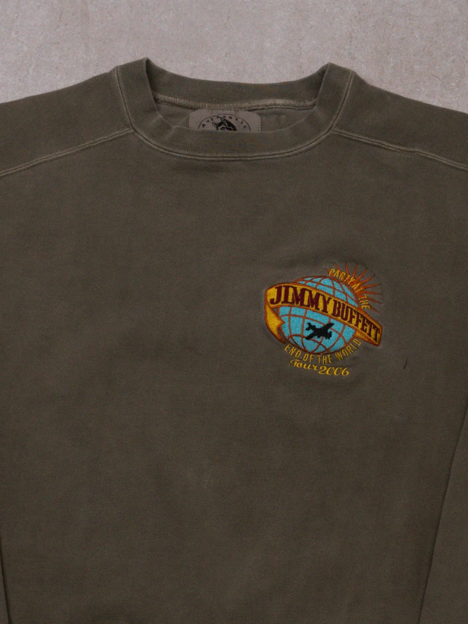 Vintage '06 Light Brown Jimmy Buffet Crewneck (L)