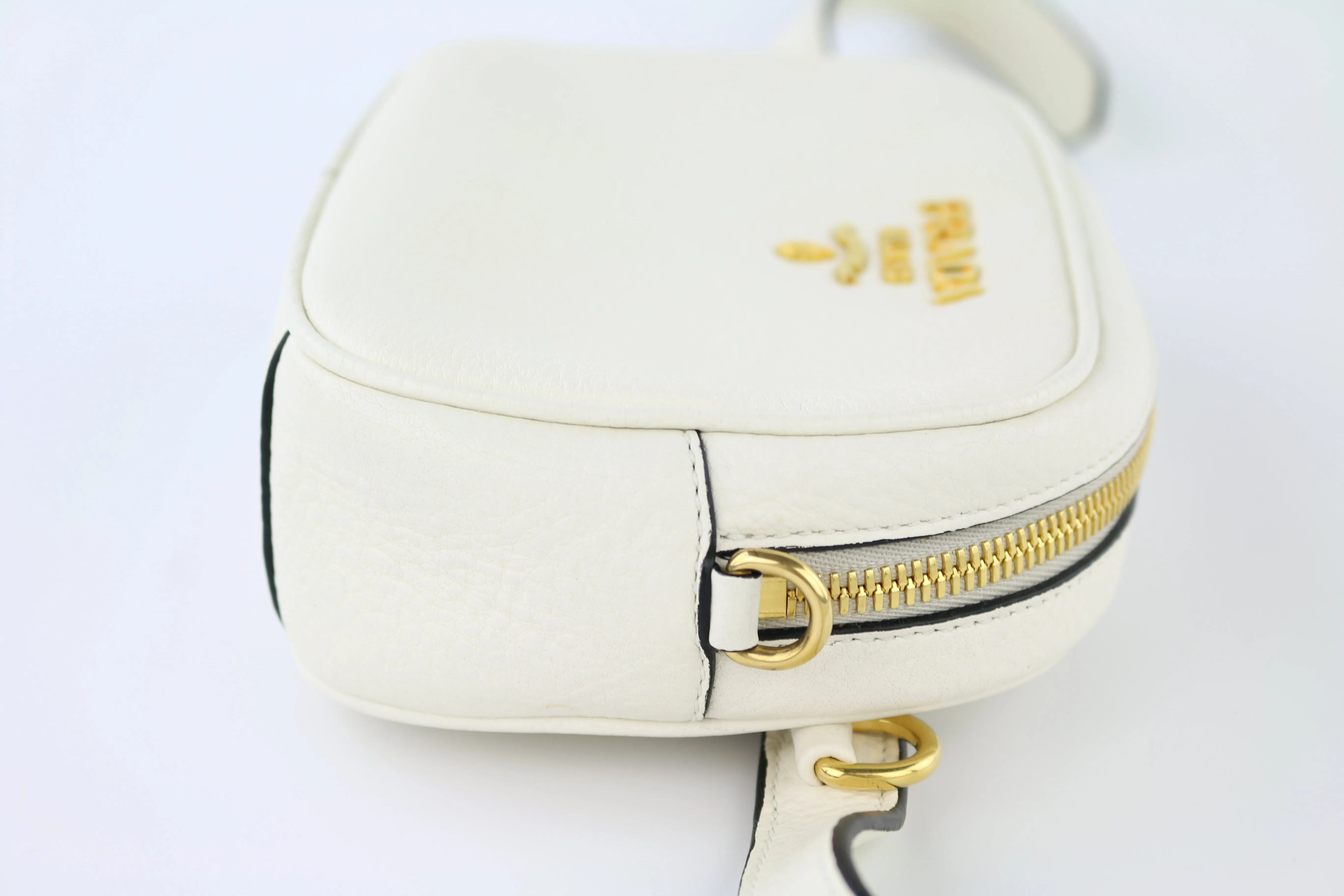 White Vitello Phenix Waist Bag