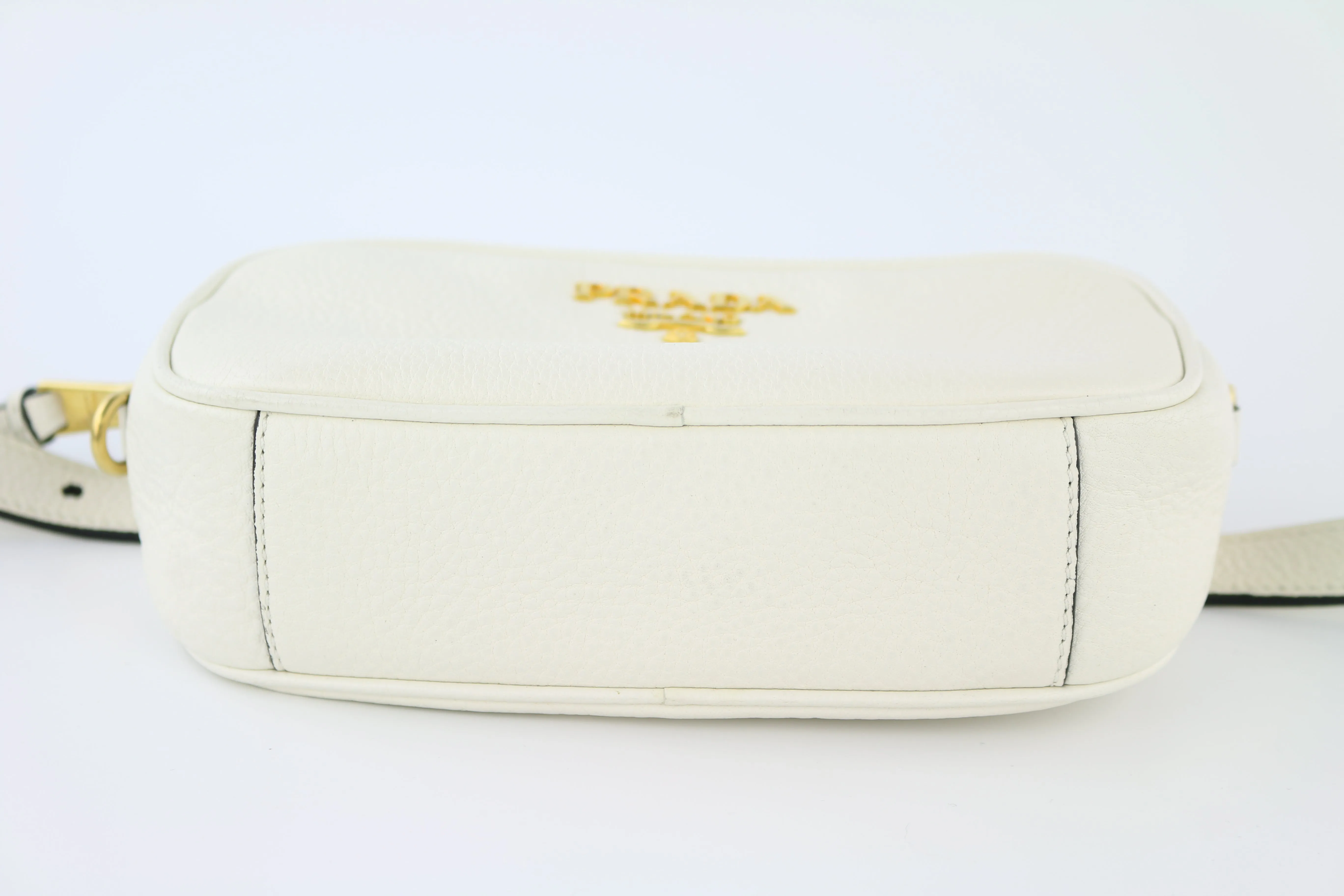 White Vitello Phenix Waist Bag