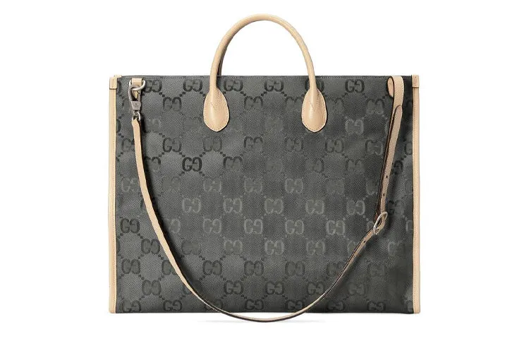 (WMNS) GUCCI Logo PatternPrint Off The GridSeries Tote HandholdBag DarkGray 630353-H9HAN-1263