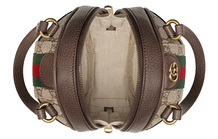 (WMNS) GUCCI Ophidia GG Mini-Sized BackBag Brown/Red/Green 574794-96I3T-8745