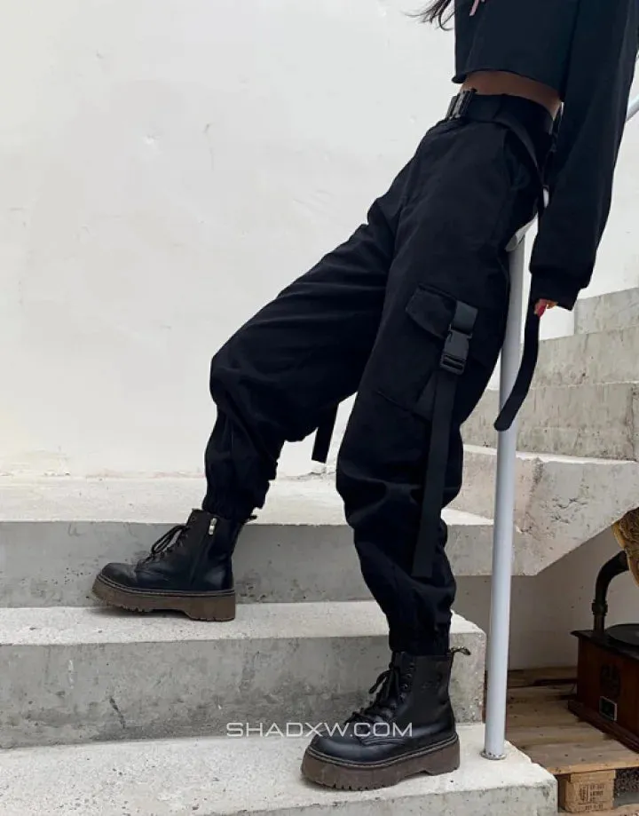 Women's black tactical pants